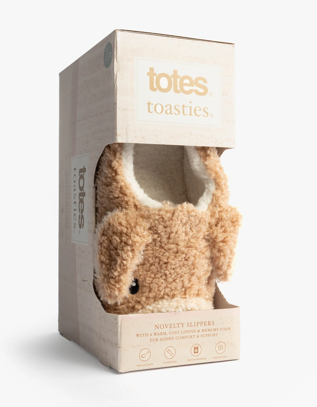 Toasties NOVELTY DOG Full Back Slippers Womens Dog