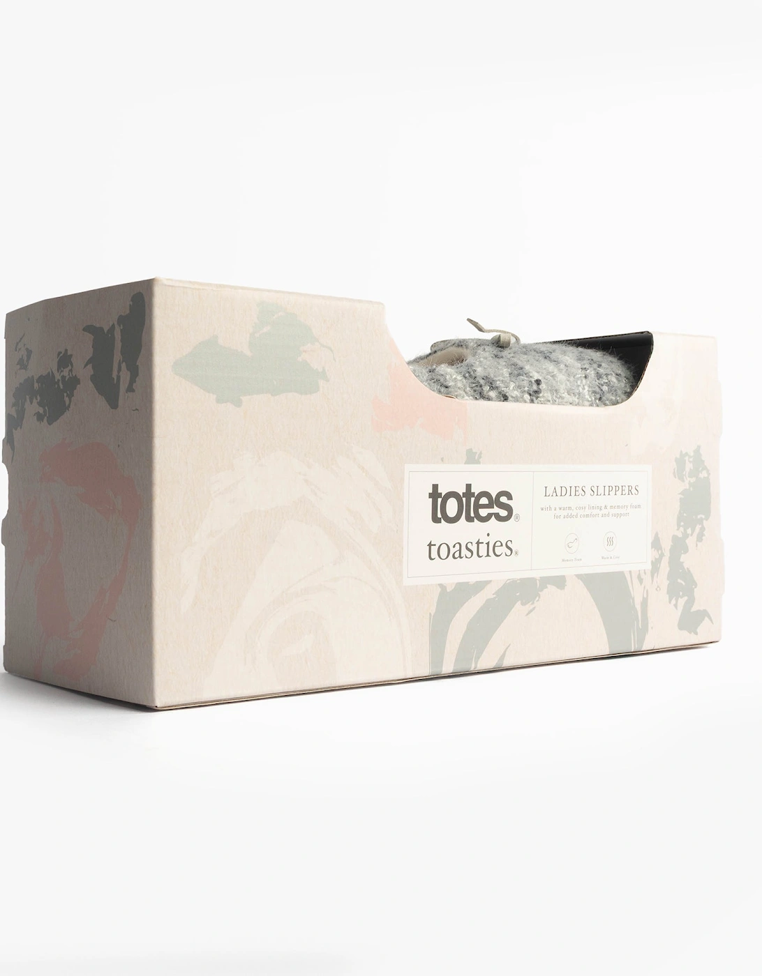 Toasties KNITTED Ballet Slippers Womens Blue