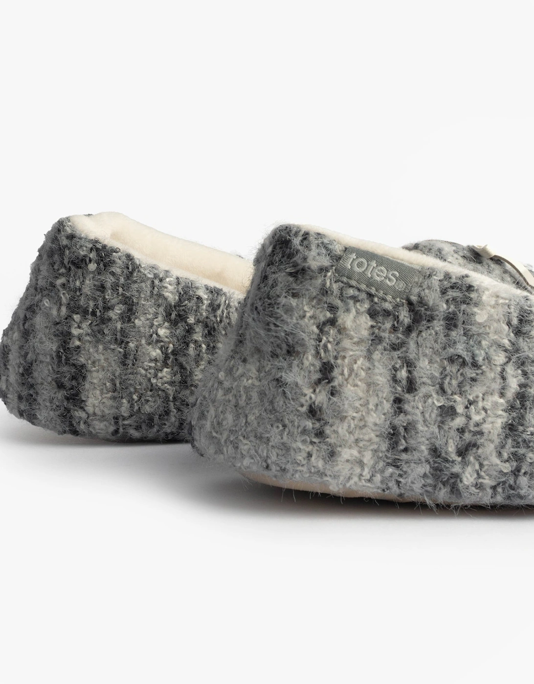 Toasties KNITTED Ballet Slippers Womens Blue