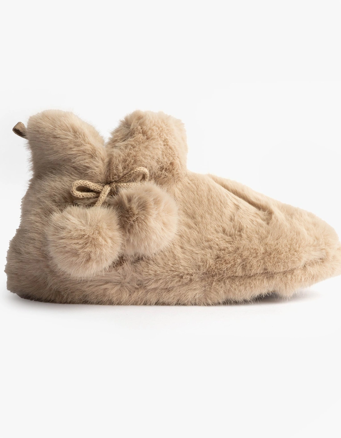 Toasties FAUX FUR Boot Slippers Womens Oat, 9 of 8