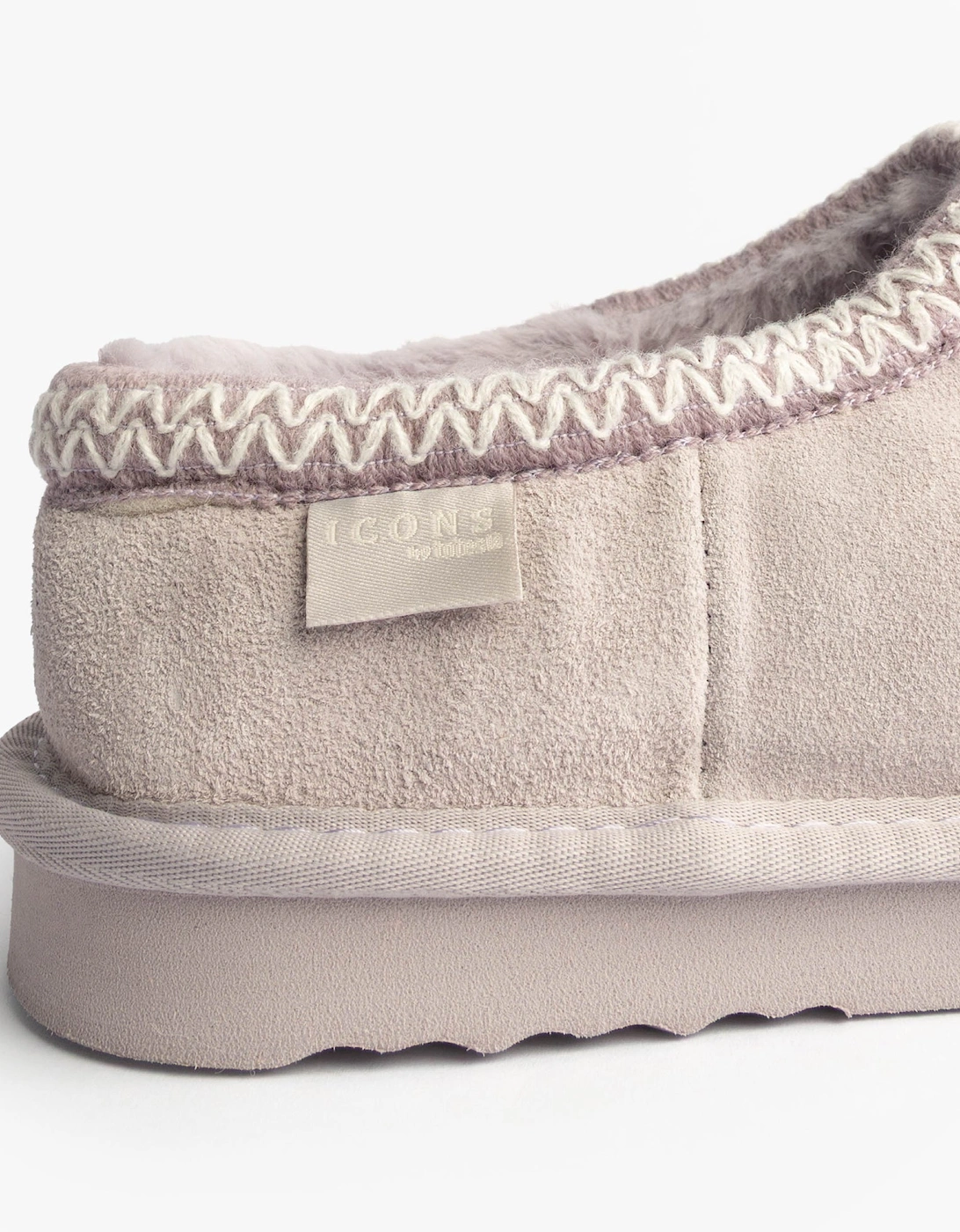 Toasties ICONS SUEDE Shoot Slippers Womens Lilac