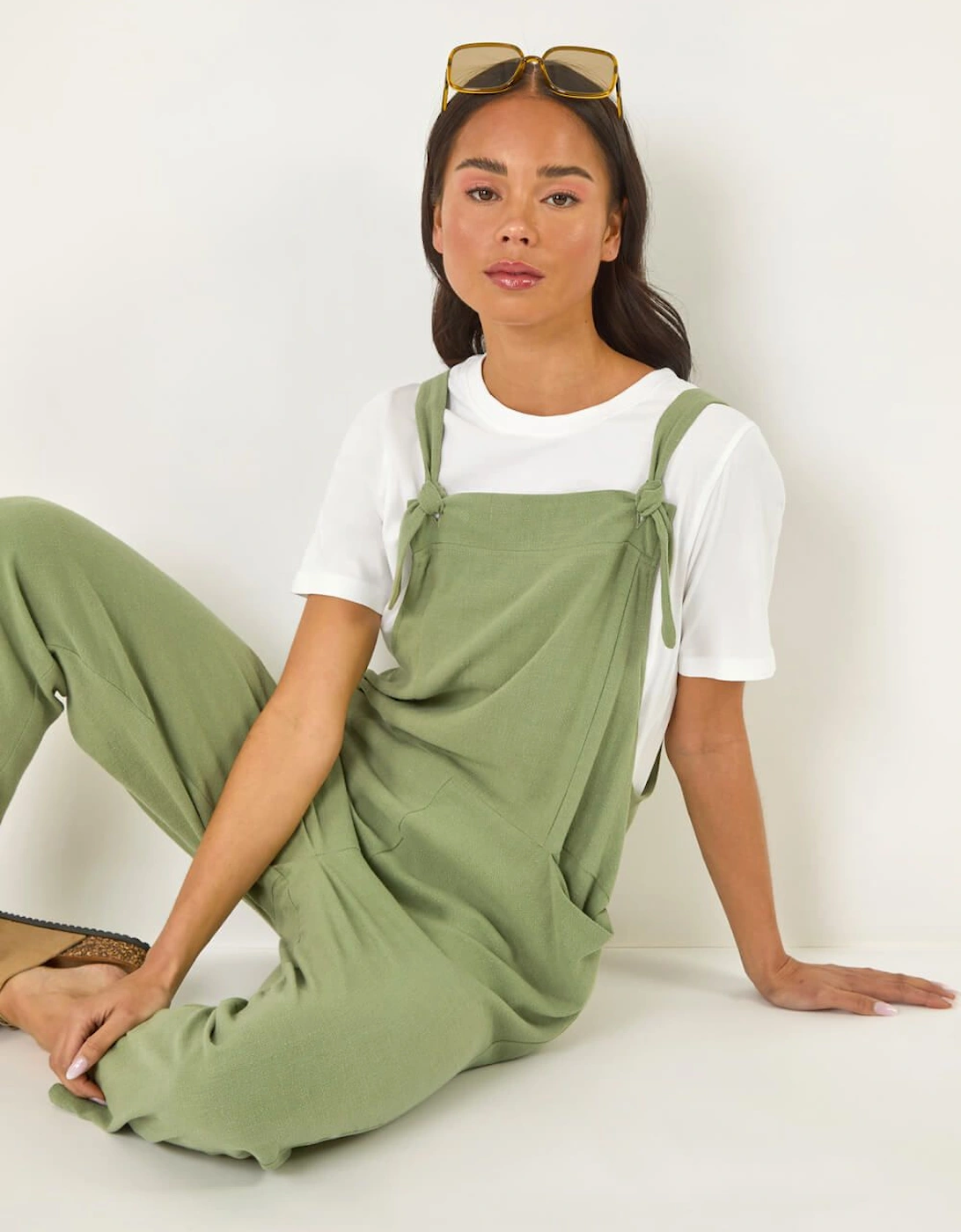 Petite Strap Woven Jumpsuit, 2 of 1