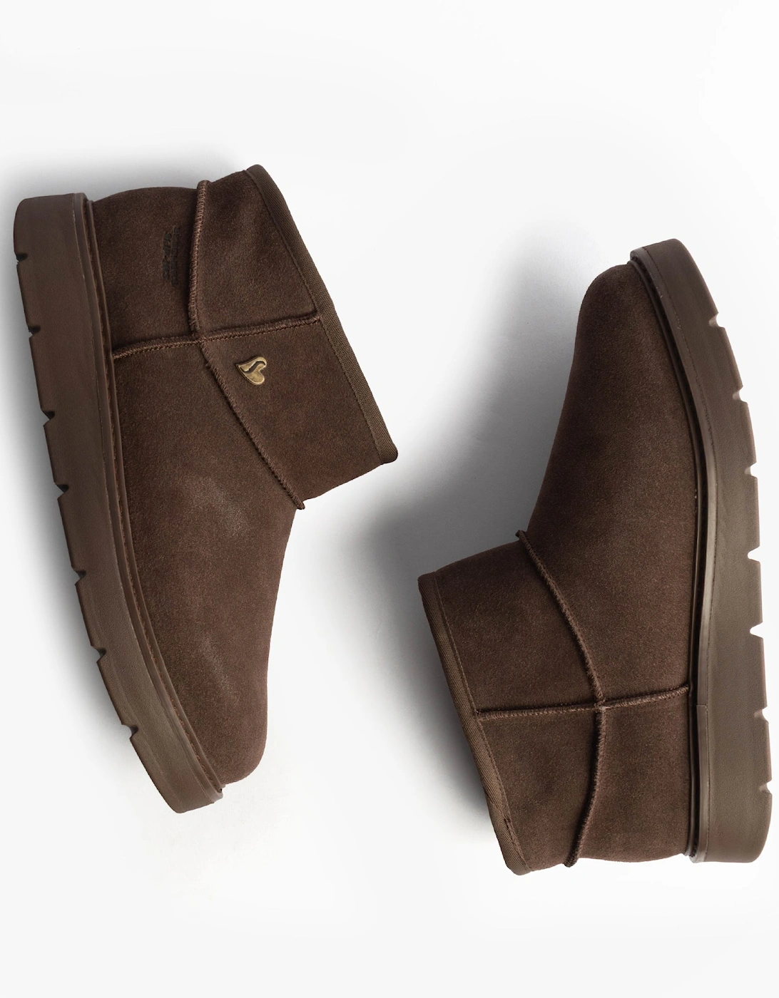 167848/CHOC KEEPSAKES COZY - COZY MINI Womens Boots Chocolate