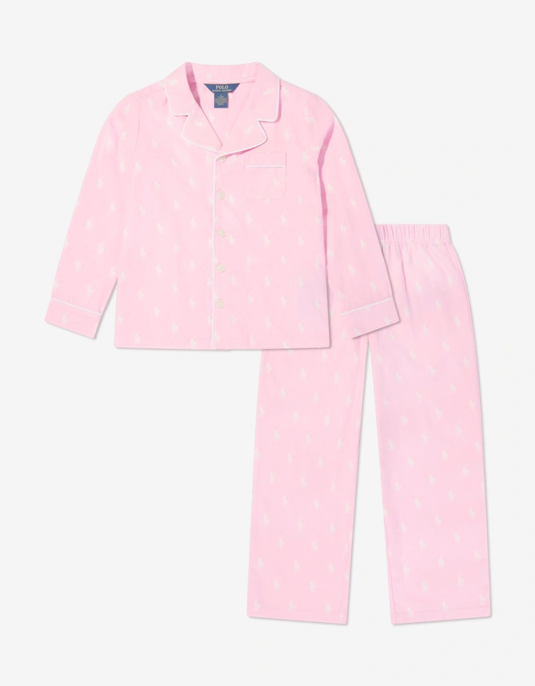 Girls Pyjama Set in Pink