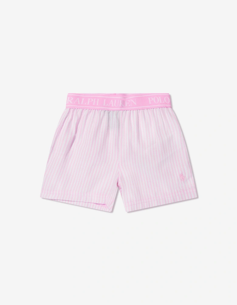 Girls Short Pyjama Set in Pink