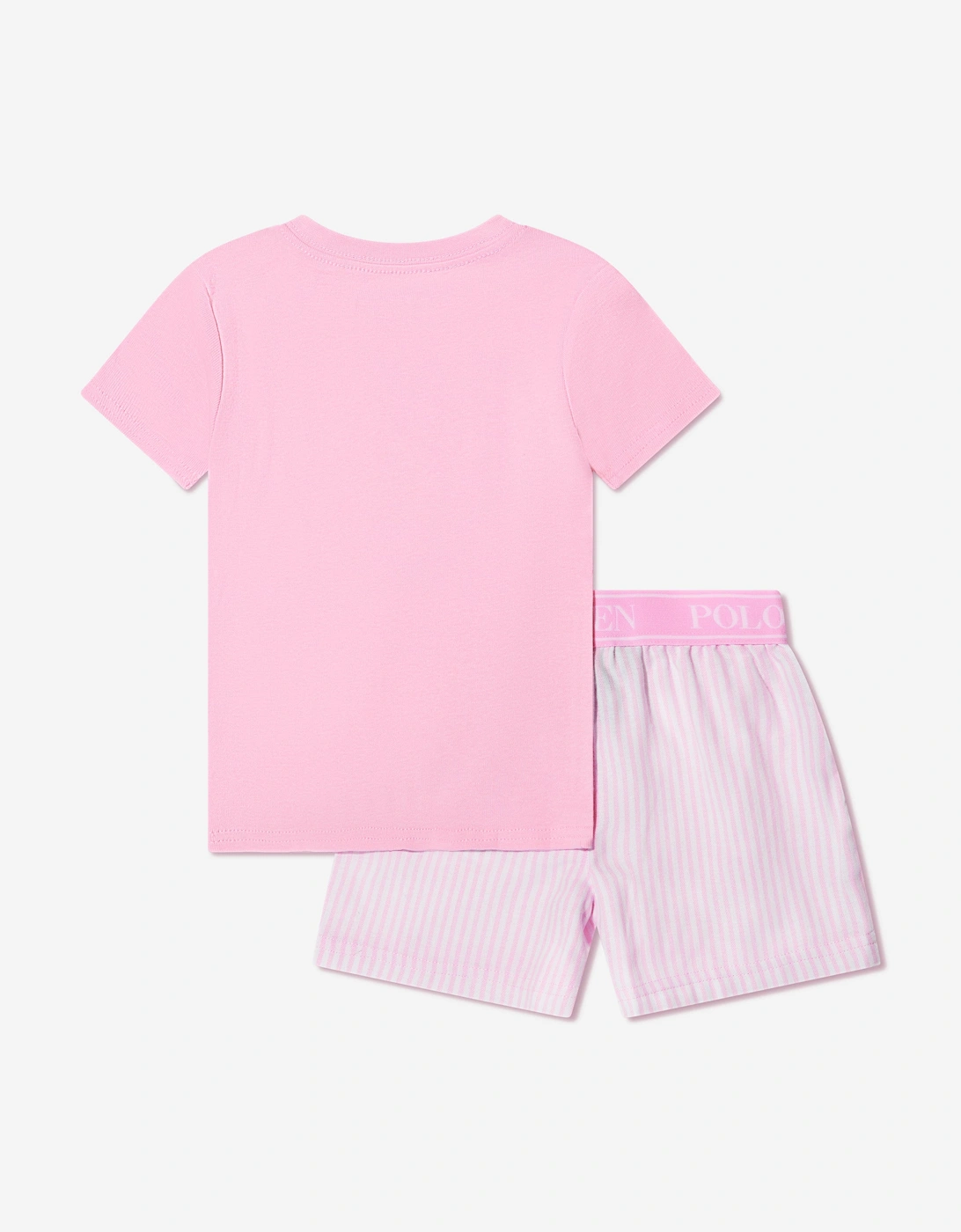Girls Short Pyjama Set in Pink