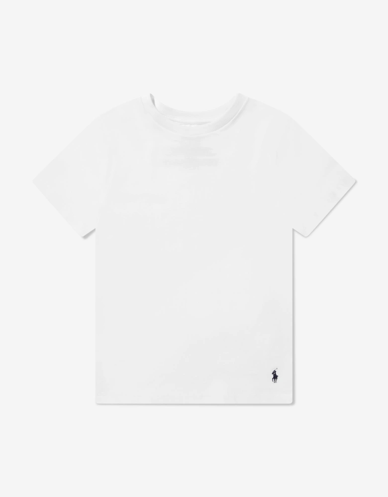 Boys 3 Pack T-Shirt Set in White
