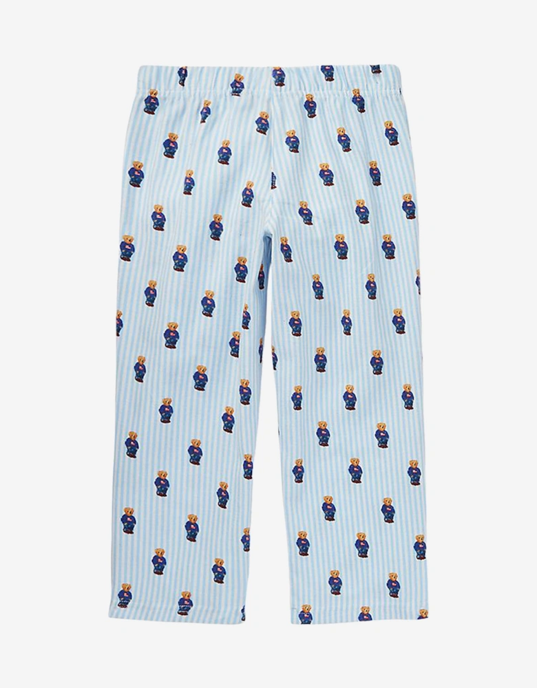 Boys Bear Pyjama Set in Blue