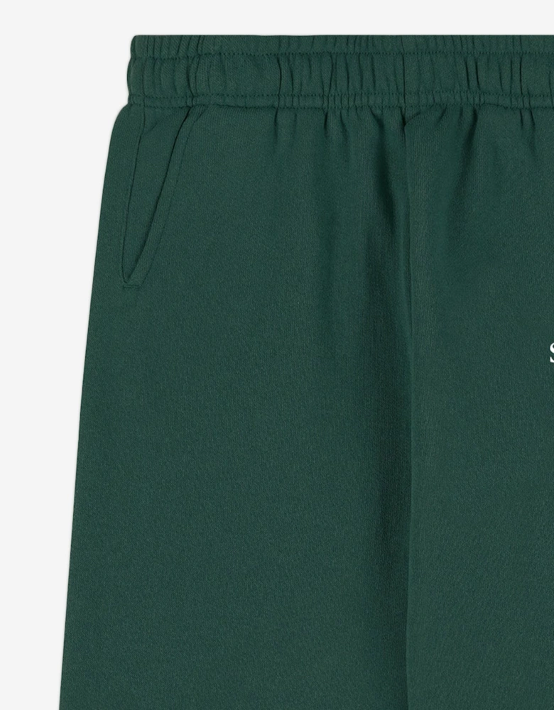 Kids Serif Logo Joggers in Green
