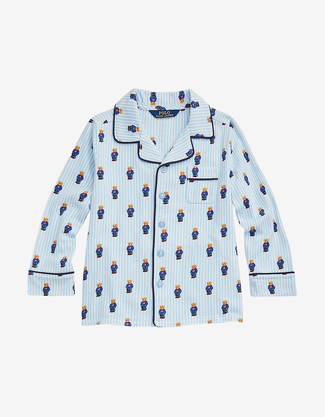 Boys Bear Pyjama Set in Blue