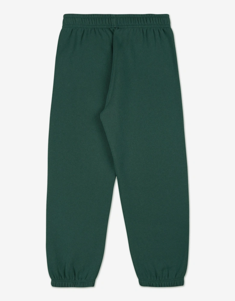 Kids Serif Logo Joggers in Green