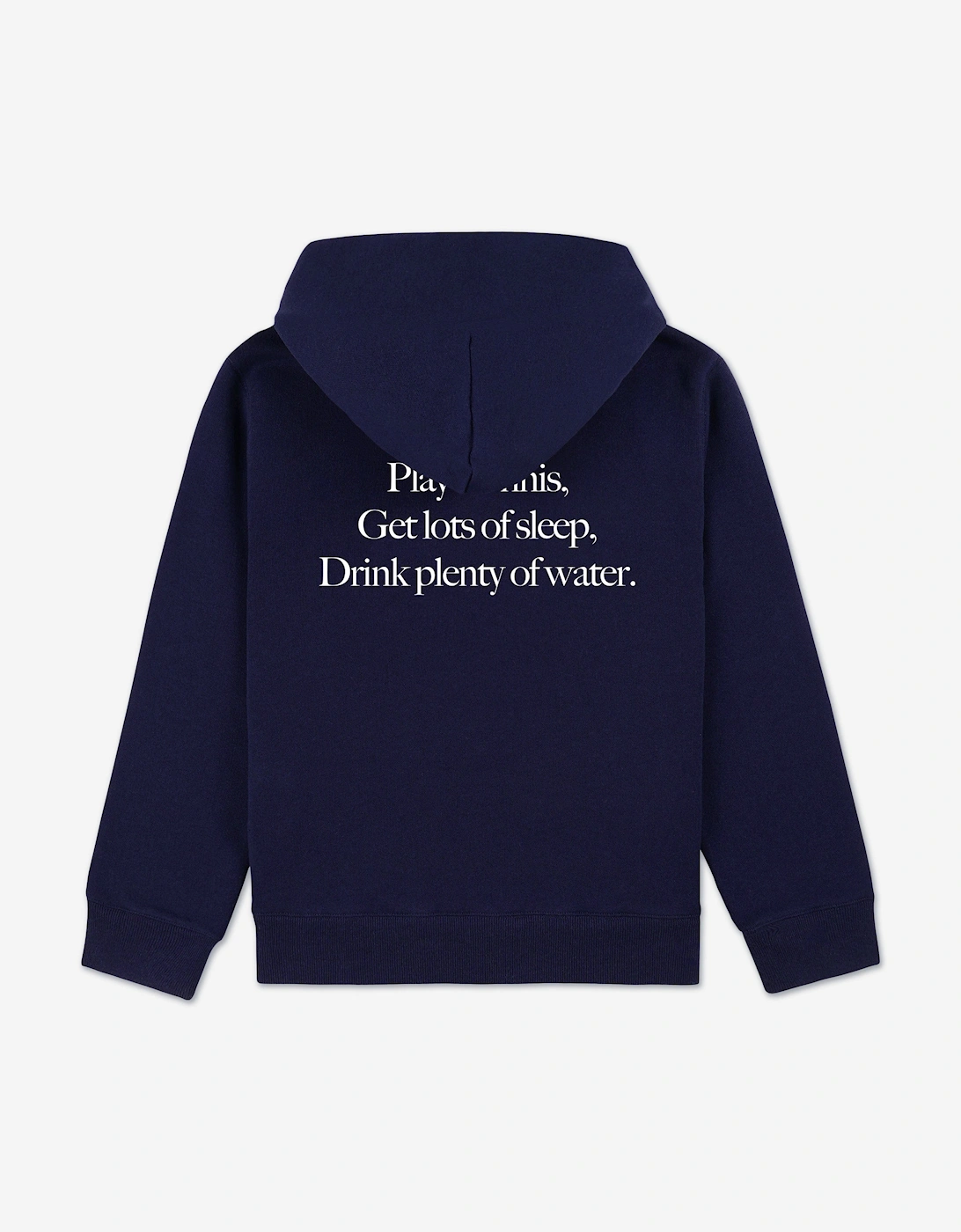 Kids Play Tennis Hoodie in Navy