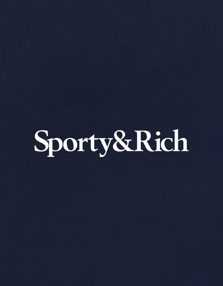 Kids Play Tennis Hoodie in Navy