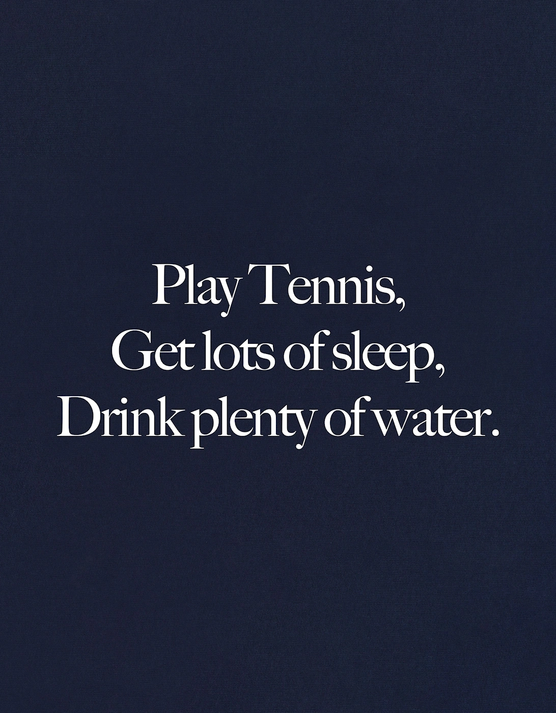 Kids Play Tennis Hoodie in Navy