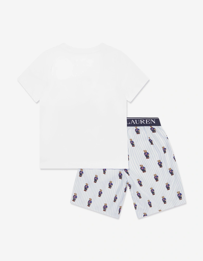 Boys T-Shirt And Shorts Pyjama Set in Multicolour