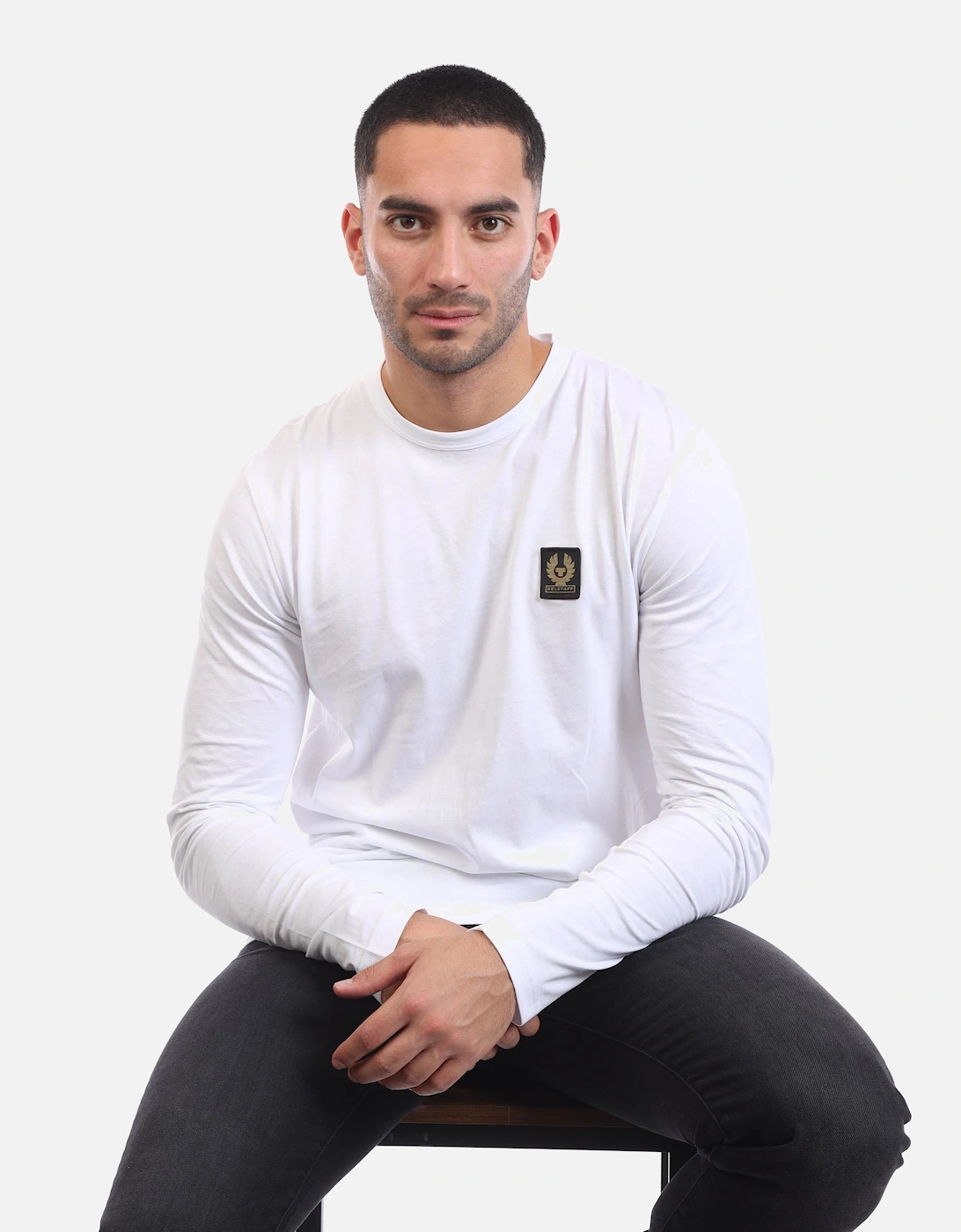Cotton Jersey Long Sleeve T-Shirt
