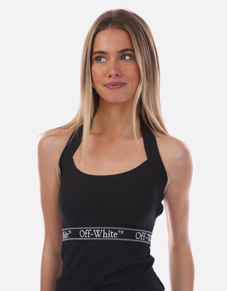 Logoband Cross Mini Dress