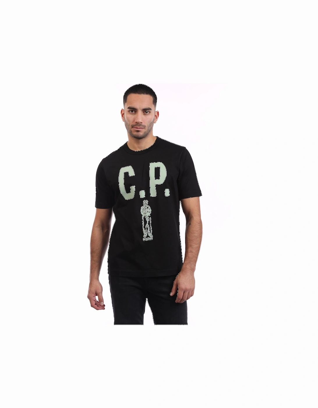 Mercerized 30/2 Jersey Twisted Logo T-Shirt, 5 of 4