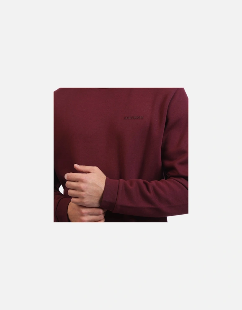 Logo Brushback Crewneck Jumper