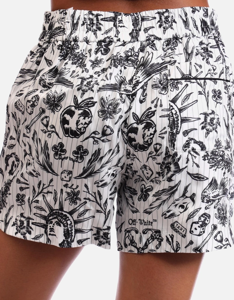 Tattoo Pyjama Shorts