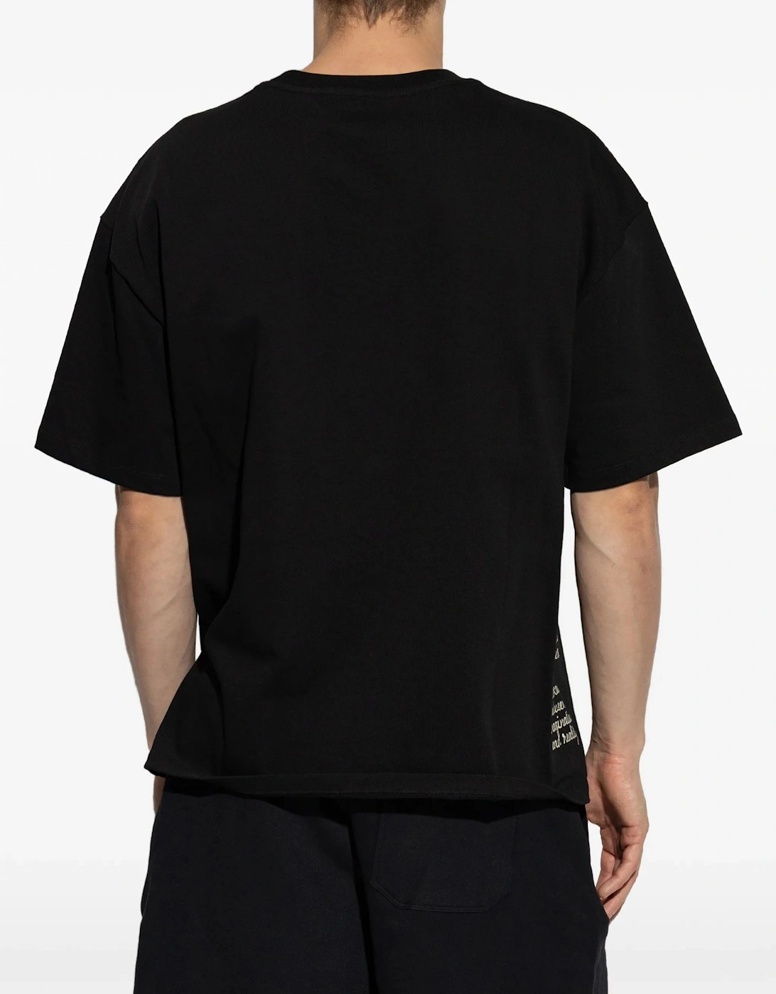Varsity Patch Oversized Tee Black