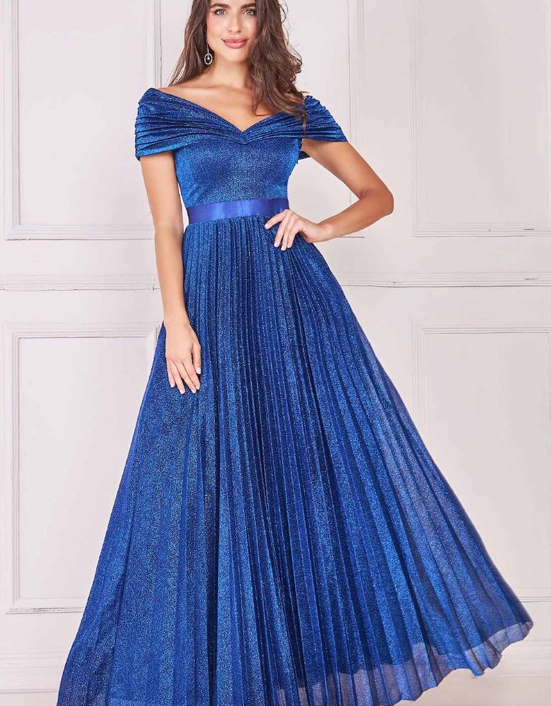 Bardot Pleated Skirt Maxi, 2 of 1