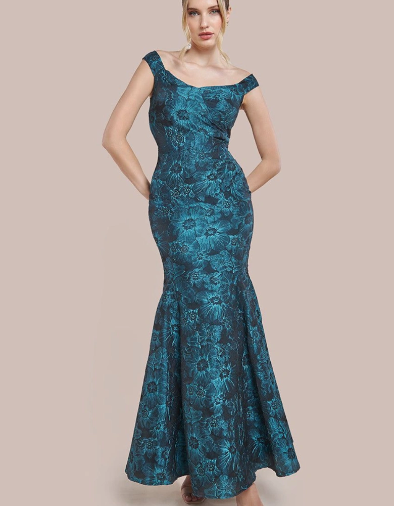 Bardot Jacquard Maxi Dress