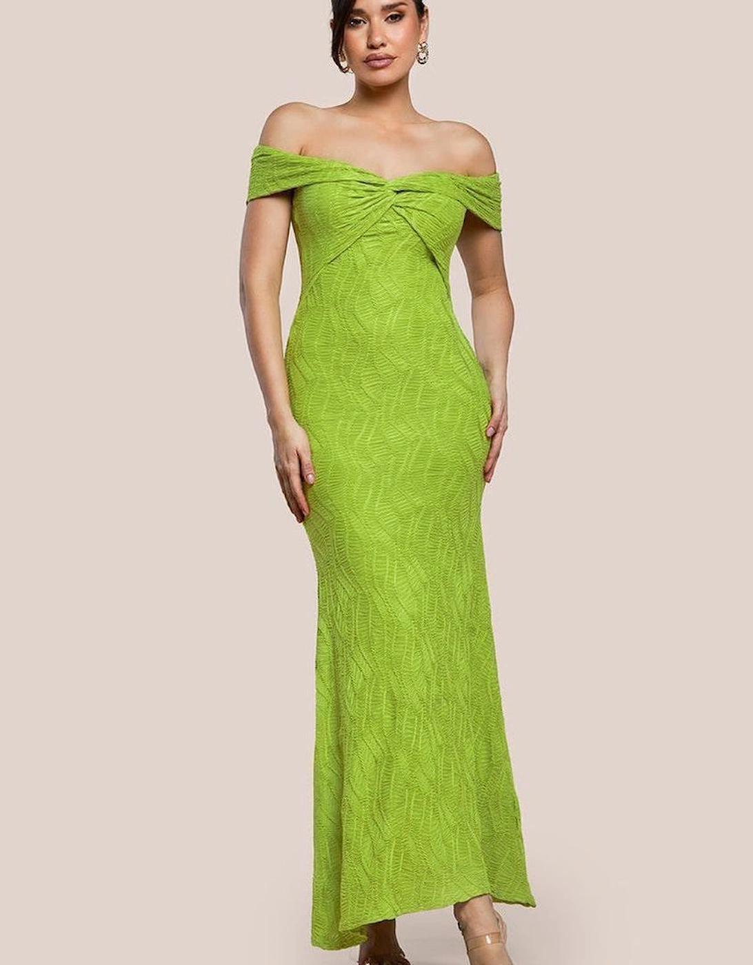 Front Knot Twist Maxi Dress, 2 of 1