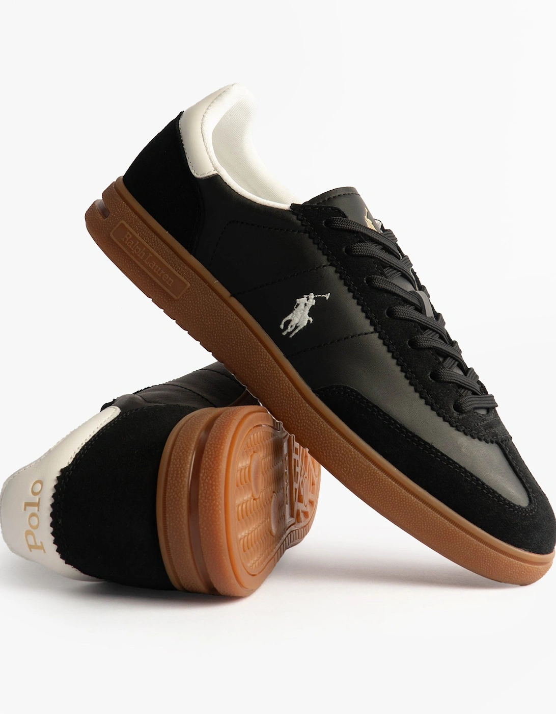 BEDFORD Mens Trainers Black/White