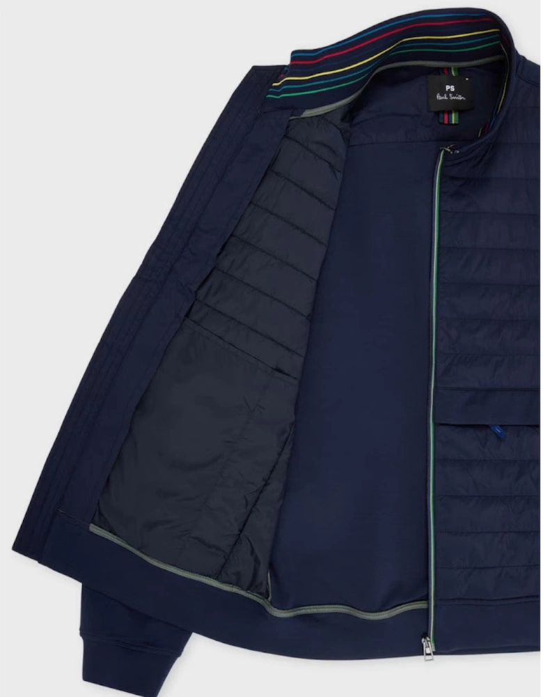 PS Mixed Media Jacket 49 DK NAVY