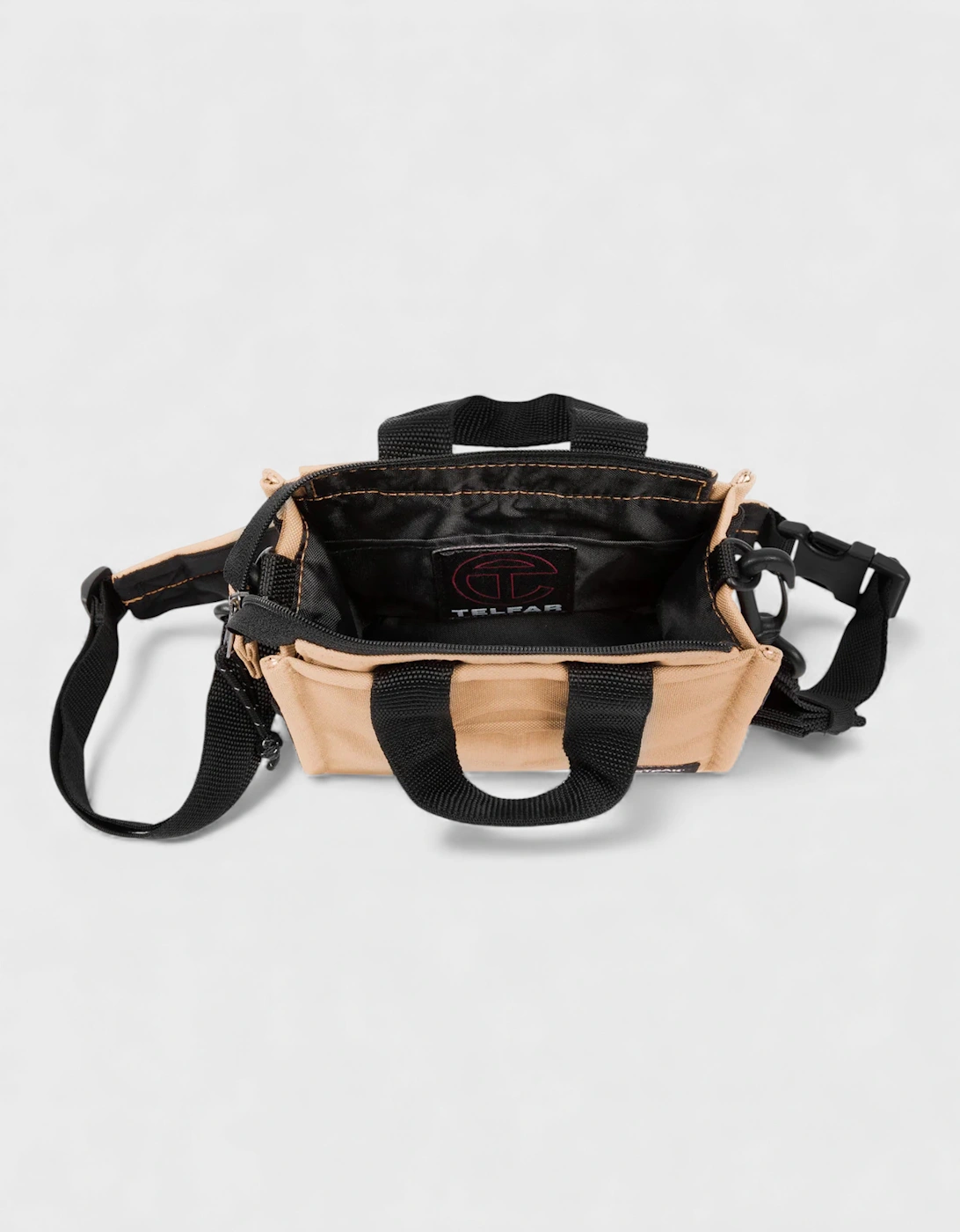 Shopper Small Crossbody Shoulder Bag Khaki