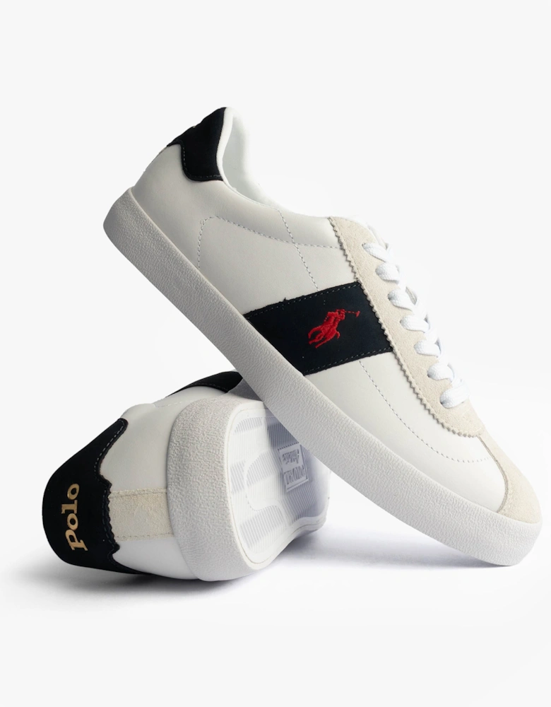 COURT VLC II Mens Trainers White/Navy/Red