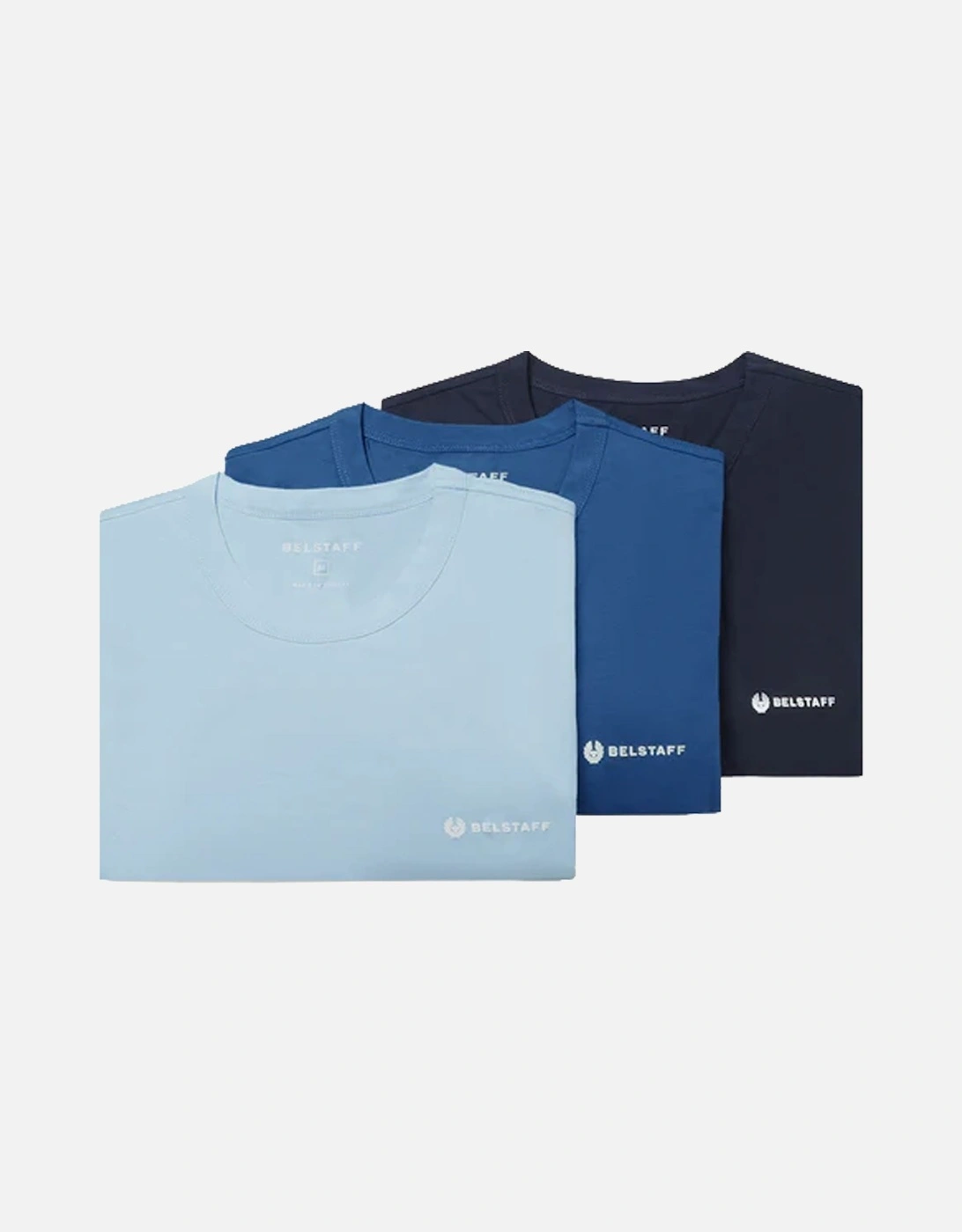 3 PACK T-SHIRT DARK INK/SKY BLUE/MARINE BLUE, 5 of 4