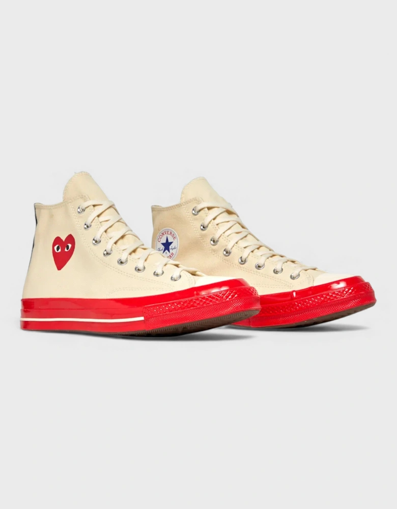 Comme des Garçons Play x Chuck 70 High Pristine Red