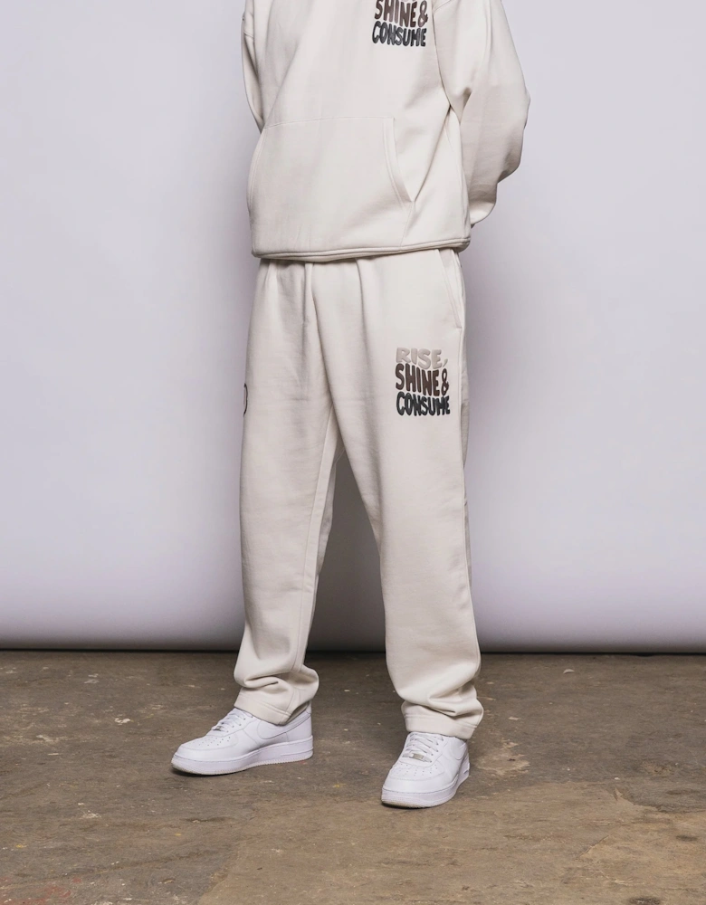 Rise Jogger - Ecru