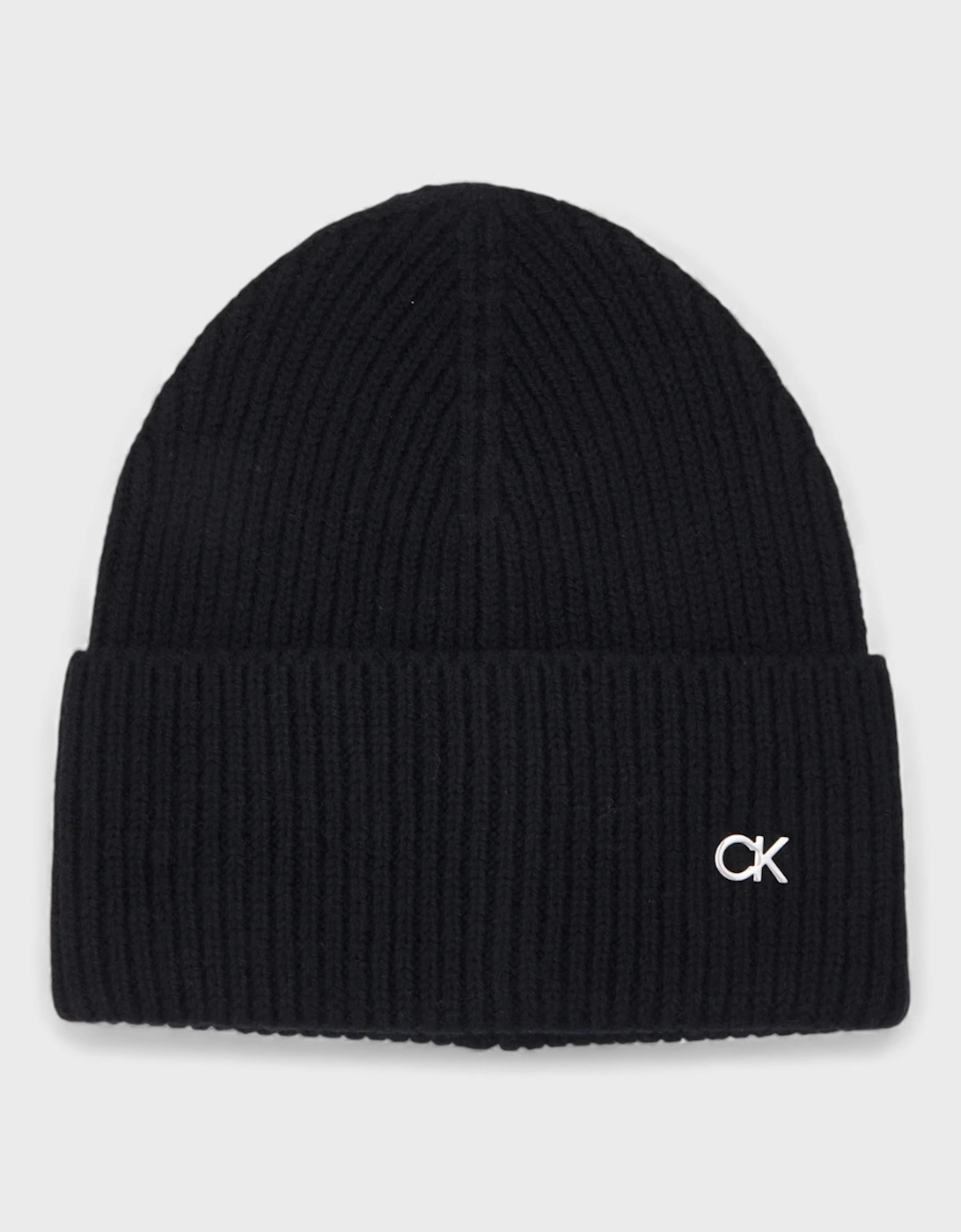 Calvin Klein Women's Black Chunky Beanie