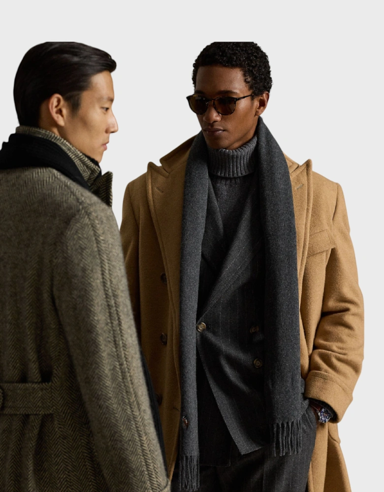 Polo Virgin Wool Scarf Grey