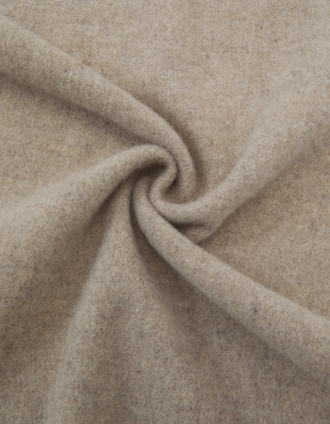 Polo Fringe Virgin Wool Scarf Oatmeal