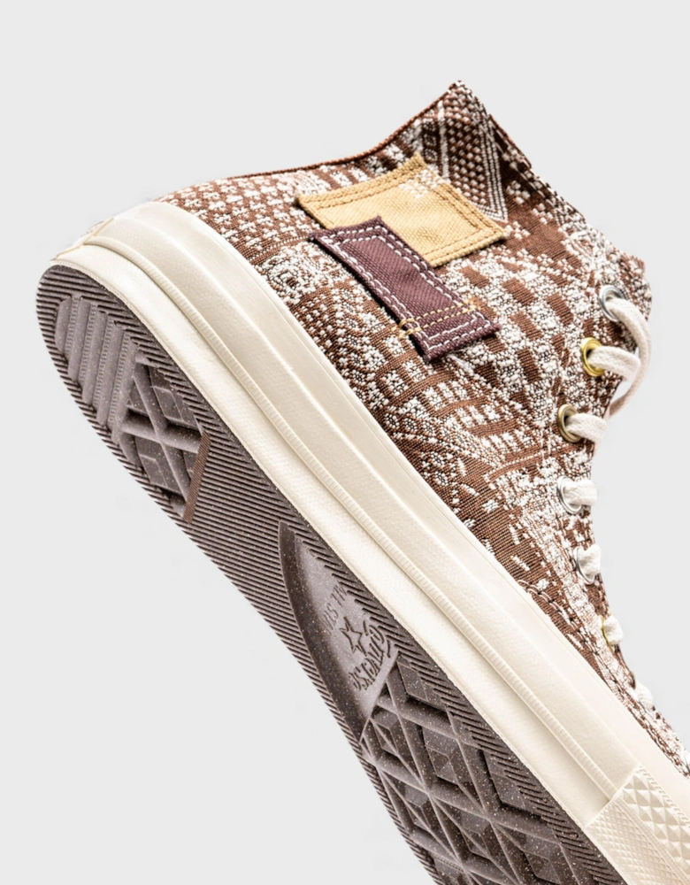 All Star 70 Hi Patchwork Tawny Owl