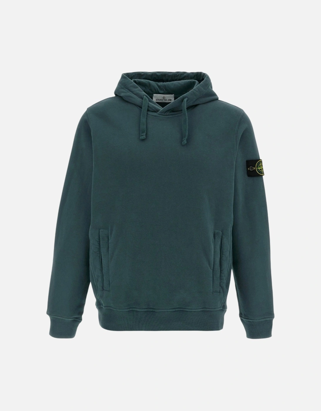 Fleece Cotton Teal Green Hoodie, 3 of 2