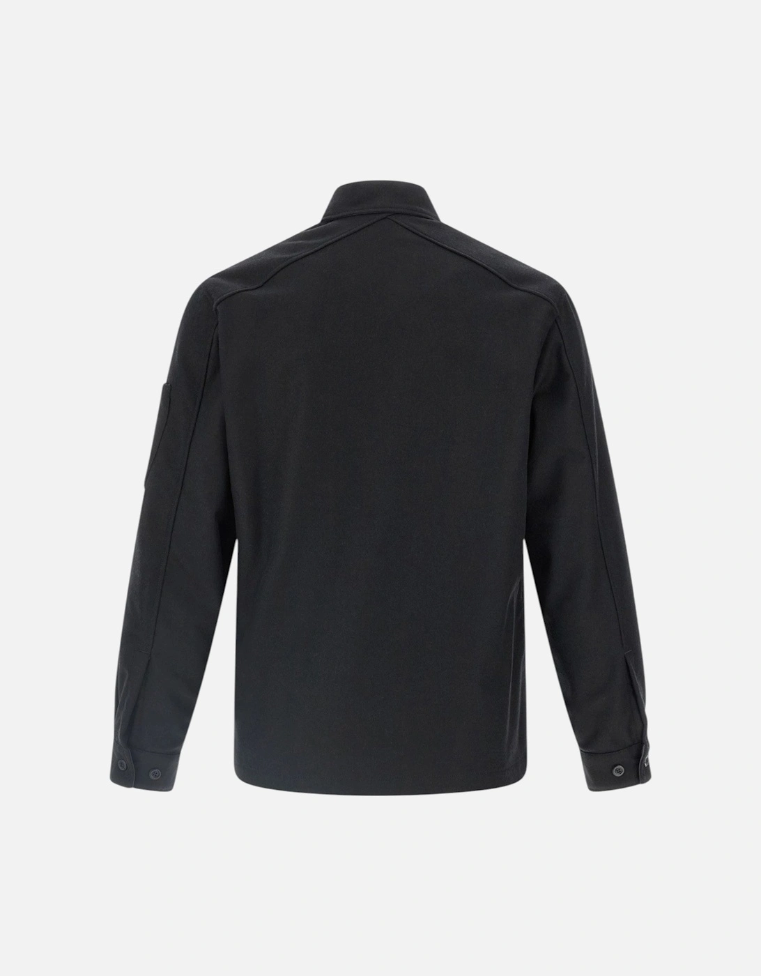 C.P. Company Felt Lens Black Overshirt