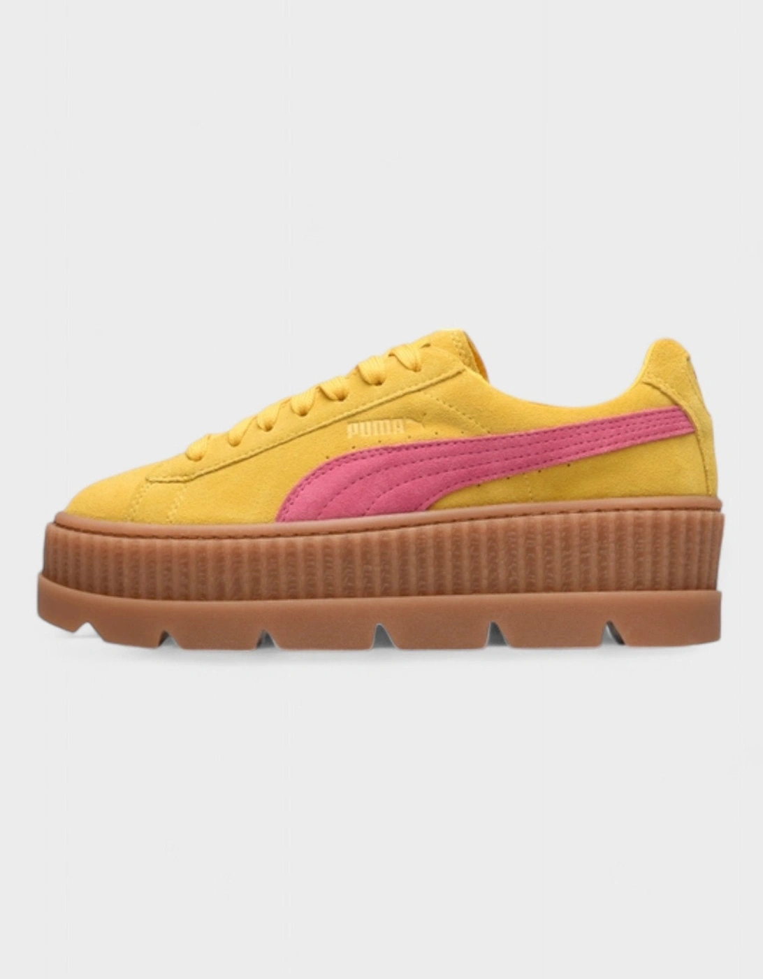 Cleated Creeper Rihanna Fenty Suede Lemon