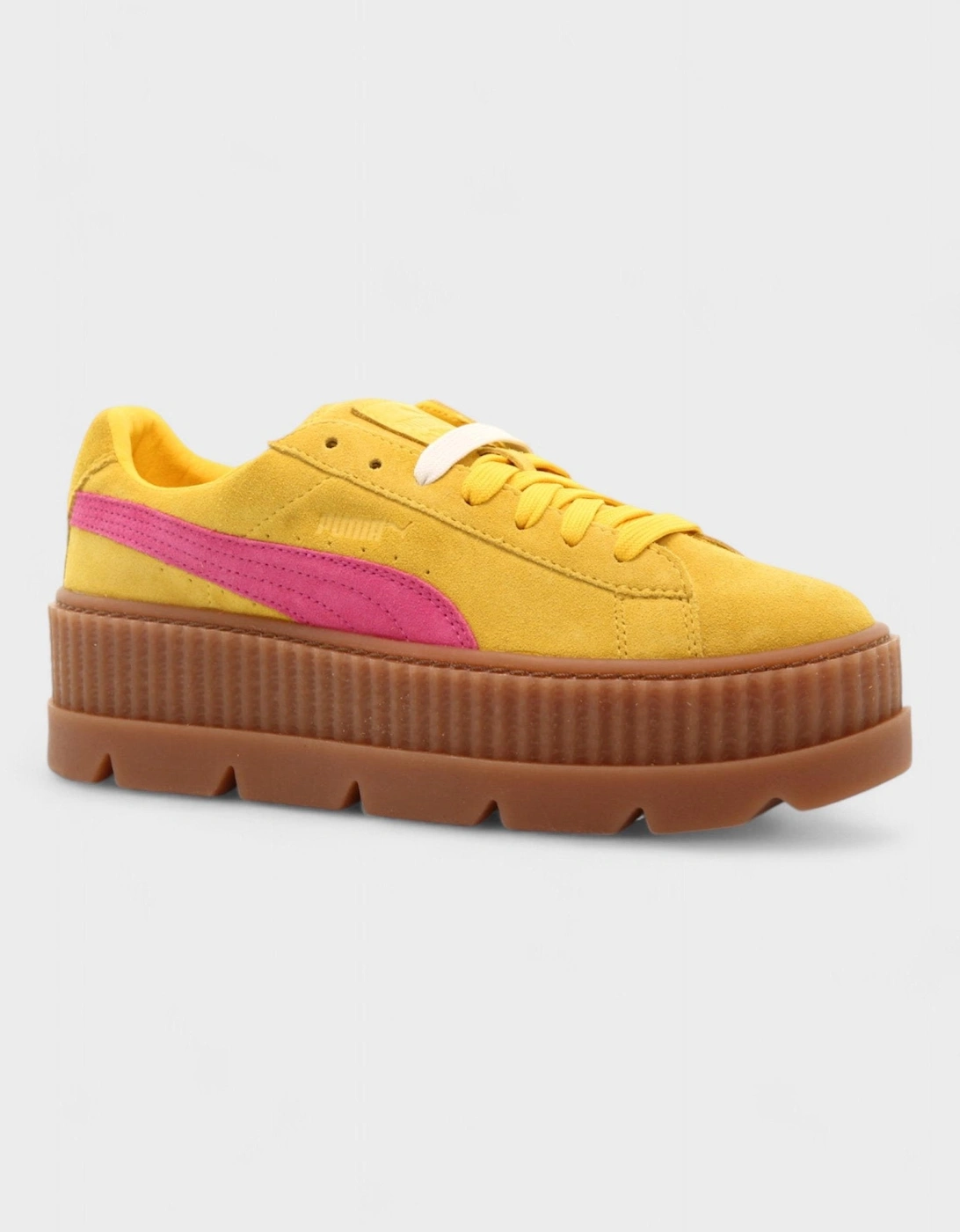 Cleated Creeper Rihanna Fenty Suede Lemon