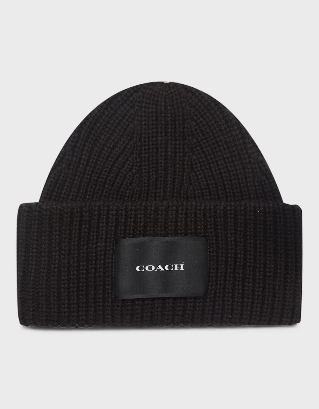 Woven Patch Beanie Black, 5 of 4