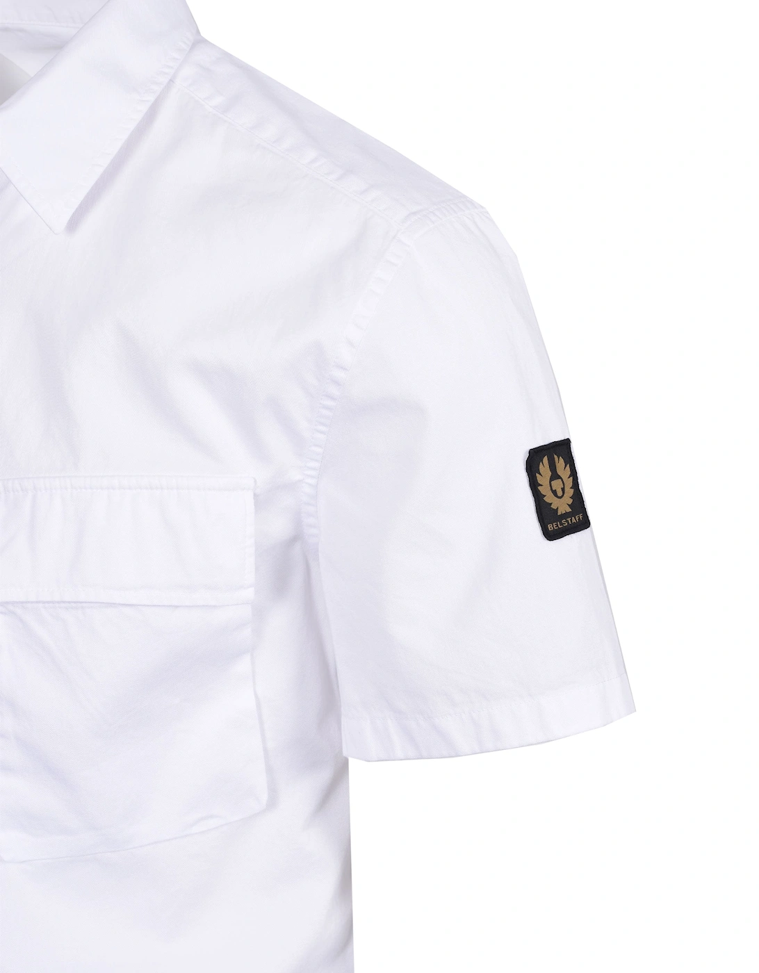 SHORT SLEEVE SCALE SHIRT WHITE