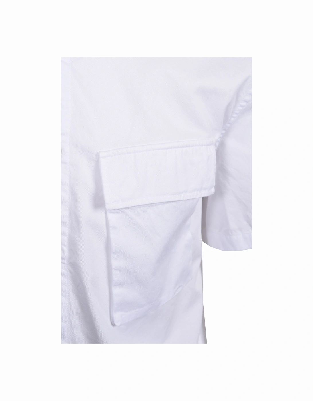 SHORT SLEEVE SCALE SHIRT WHITE