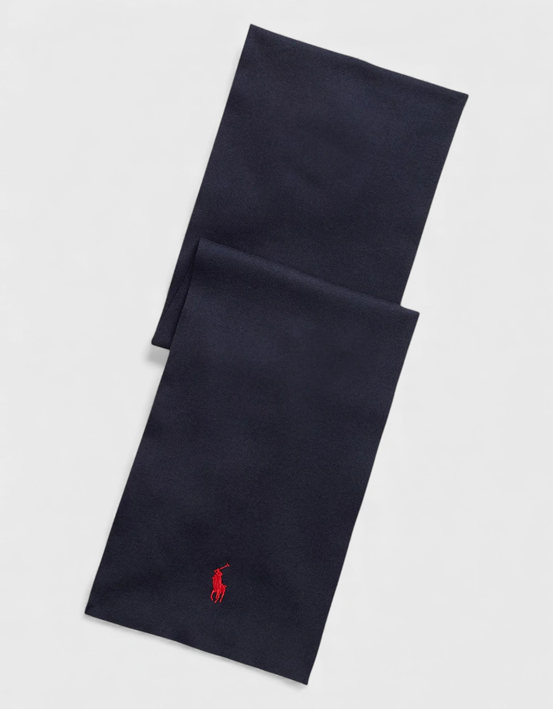 Ralph Lauren Men's Black Polo Scarf Navy
