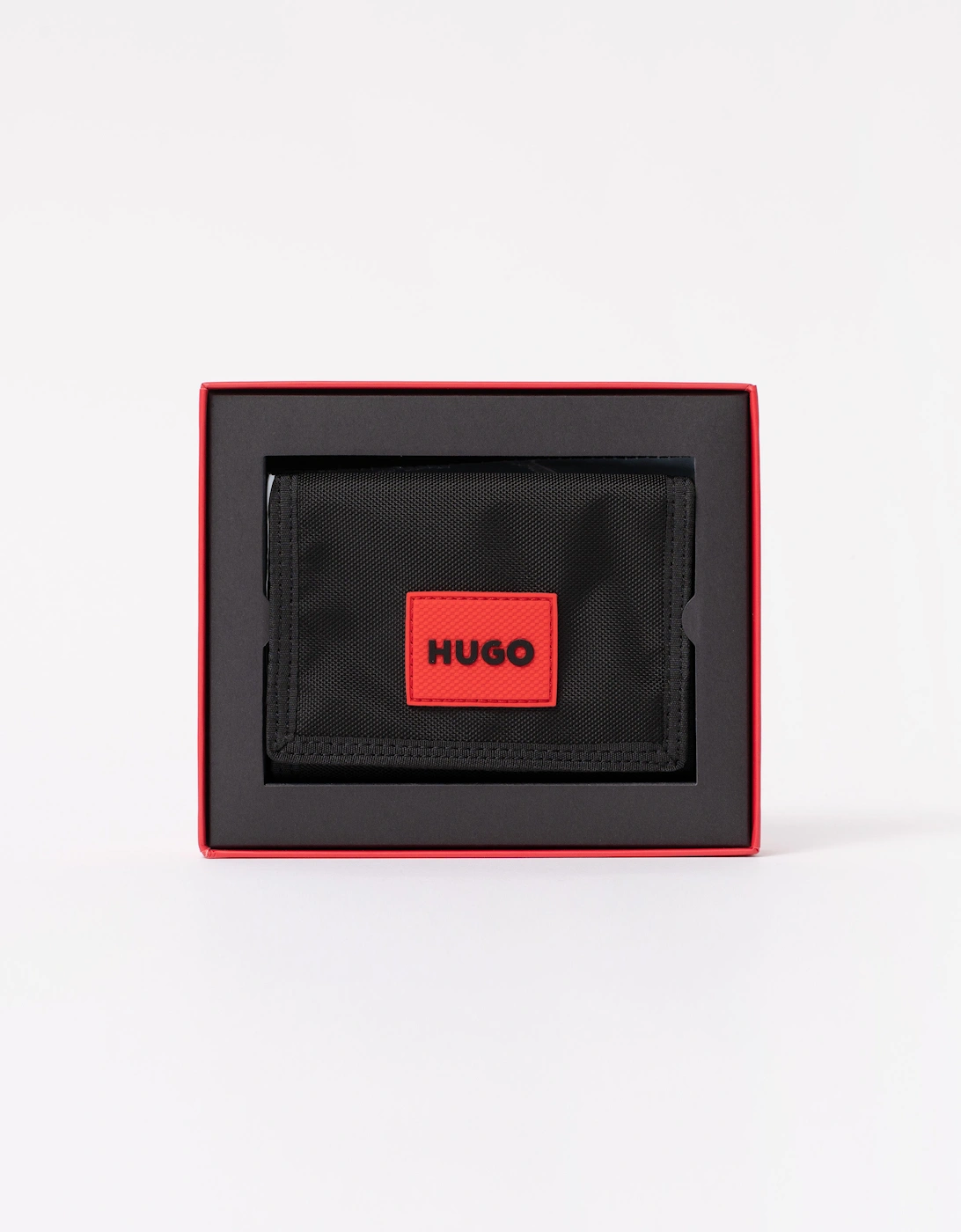 HUGO Mens GB Nylon Multicard Wallet - Black 001
