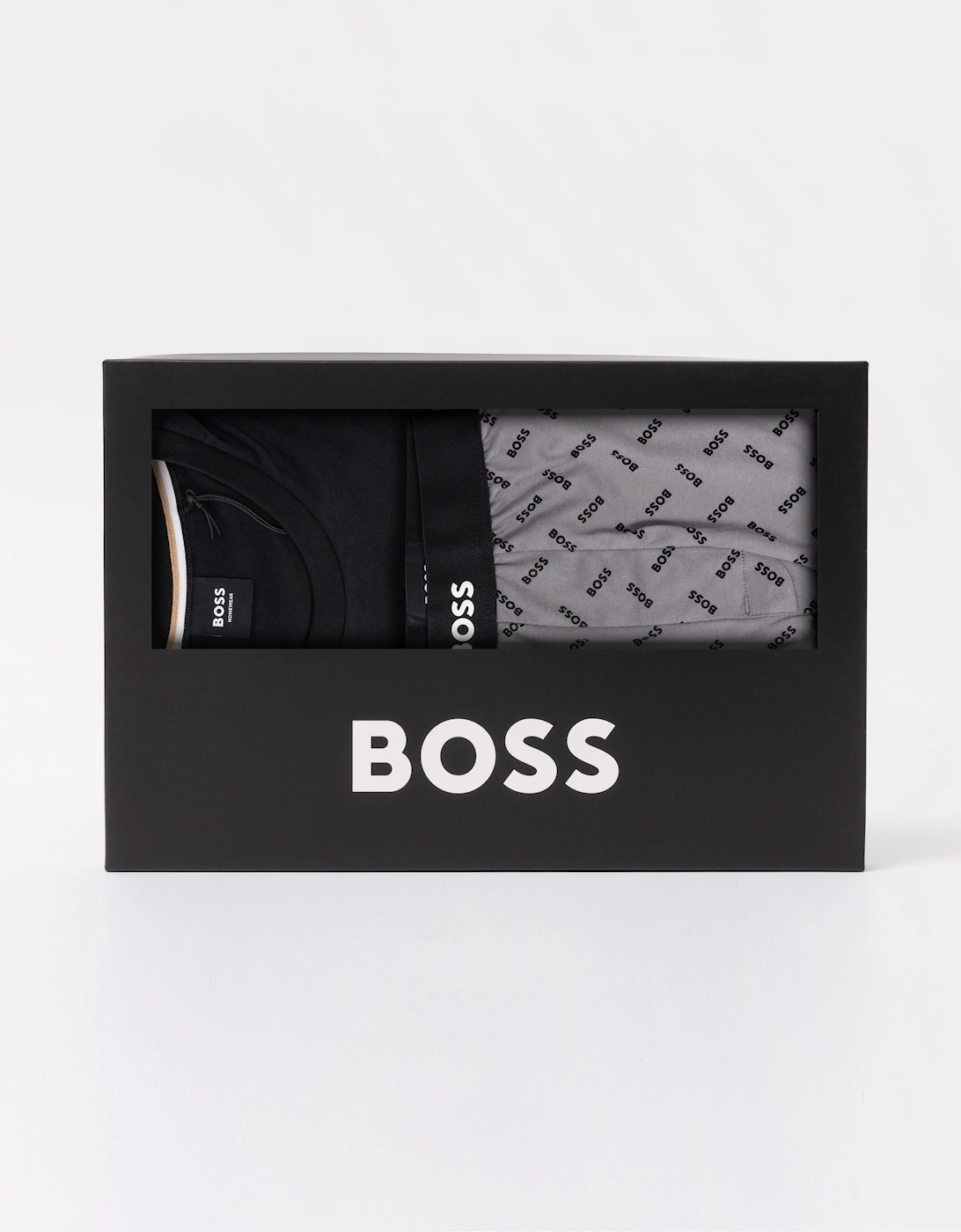 Hugo Boss Men's Dark Grey Boss Orange Relax Short Pyjama Set - 026 - Size: 42