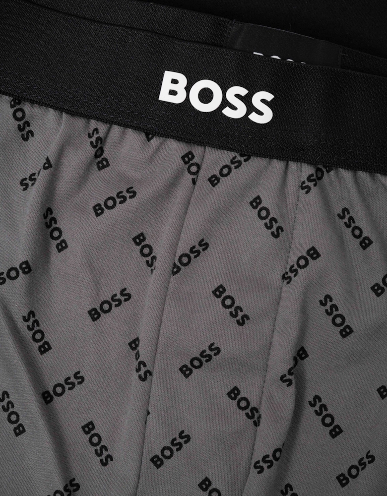 BOSS Orange Relax Mens Short Pyjama Set - Dark Grey 026